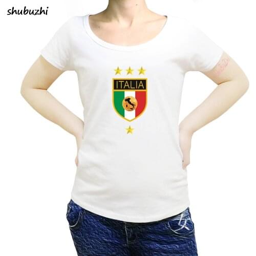 Make A women t shirts Online Cotton Short Sleeve Italy Socceror Tshirt Italia Retro Footballer Jersey shubuzhi Shirts sbz3502