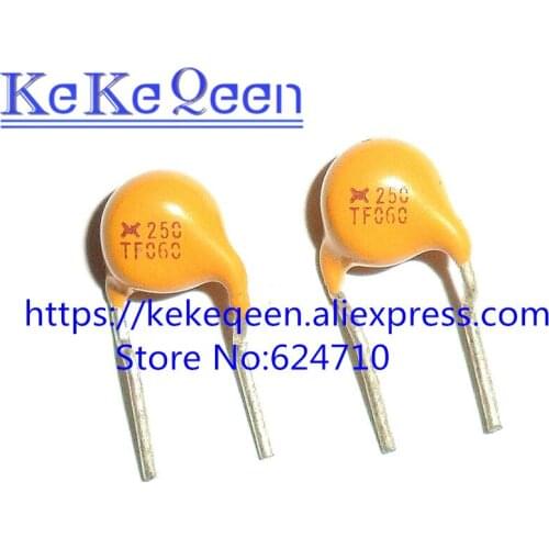 10PCS/LOT Self Recovery Fuse PPTC TRF250-060 X250RF060 250V0.06A 60MA
