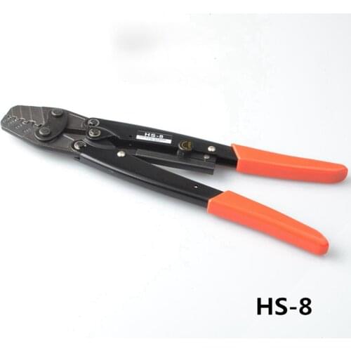 16-7AWG 1.25-10mm² Non-insulated Terminals Point Type Ratchet Crimping Plier