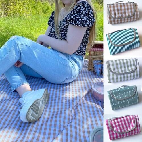 2M*1.5 Waterproof Picnic Blanket Camping Mat Oxford Outdoor Sleeping Tent Mattress Sitting Sand Free Mat Sandproof Beach Blanket