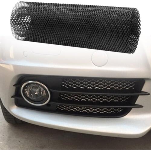 Aluminum Car Front Bumper Mesh Sheet Seagull Shape Universal Vehicle Body Modified Grille Tool Exterior Protective Tools