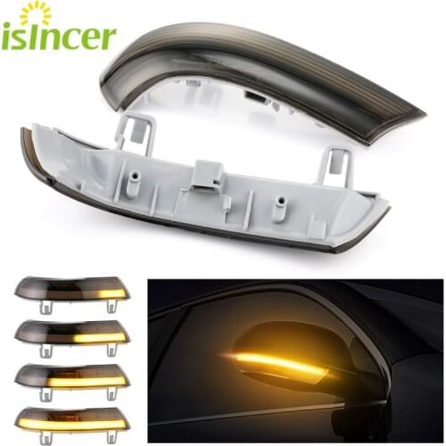 2pcs Side Mirror indicator Dynamic Sequential Flowing LED Turn Signal Light For VW GOLF 5 Plus Jetta MK5 Passat B6 EOS