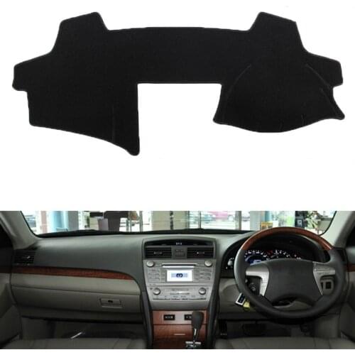 Car Dashboard Cover Dash Mat Pad Anti-UV Sun Shade Dash Board Cover Carpet Accessories For Toyota Camry Aurion XV40 2007 - 2011