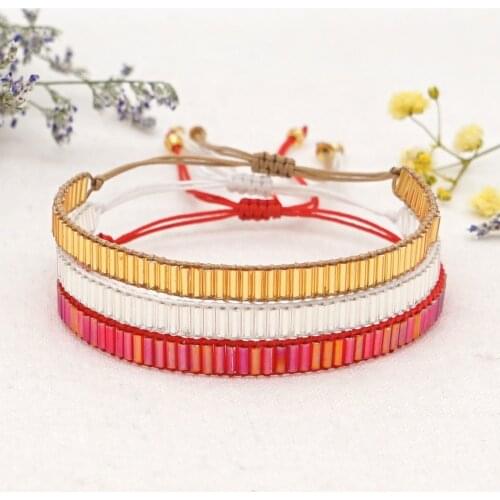 Go2boho Boho Miyuki Bracelets Jewelry 2021 Tube Beads Pulseras Beach Bracelets For Women Friends Gift Fashion Femme Jewellery