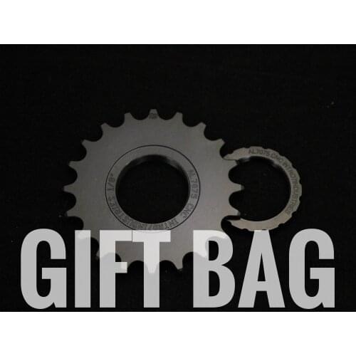 INTRO7 FIXED GEAR COG+LOCKRING 20T BLACK(5PCS FOR DISCOUNT)