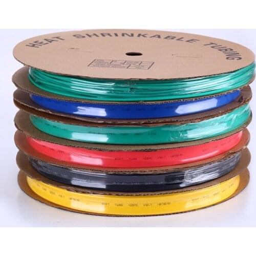 10 METER/LOT BLACK 2/3/4/5mm Heat Shrink Tubing Tube kit Insulation Tubing Wire Cable