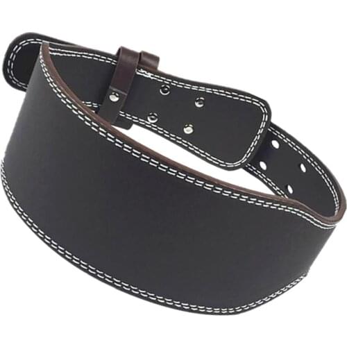 Leather Weightlifting Belt Gym Fitness Crossifit Dumbbell Barbell Powerlifting Back Support Power Training Weight Lifting Belt