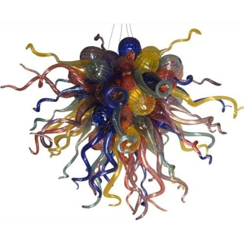 Fancy Villa Decor Best Colorful Murano Glass Ceiling Light Fixture