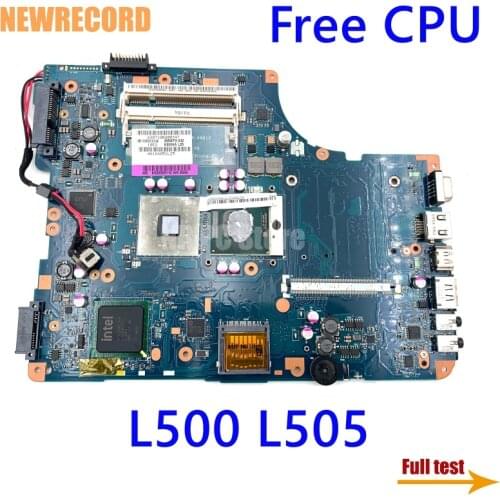 NEWRECORD KSWAA LA-4981P K000083120 K000083110 For toshiba Satellite L500 L505 Laptop motherboard DDR2 free CPU main board