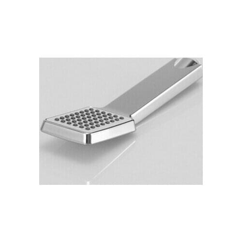 New Universal Handheld Chrome Water-Saving Pressure Rainfall Square Nickel ABS Hand Held Shower Head Hand shower For Bathroom