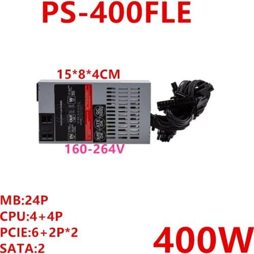 New PSU For 1stplayer ITX HTPC FLEX NAS Small 1U A4 K39 S3 D01 RTX2070 5700 RX5600XT RTX2060 Rated 400W Power Supply PS-400FLE