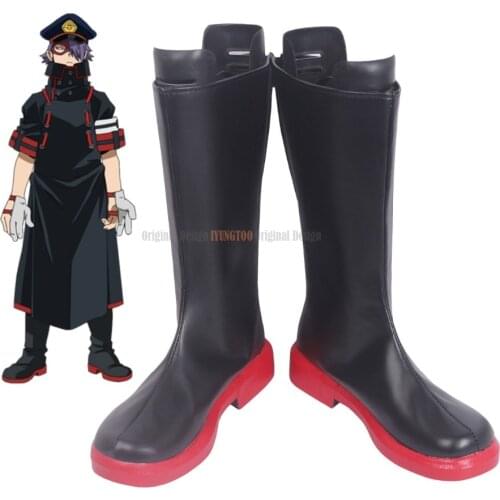 Seiji Shishikura Cosplay Boots Boku no Hero Academia Cosplay My Hero Academia Black Shoes Custom Made