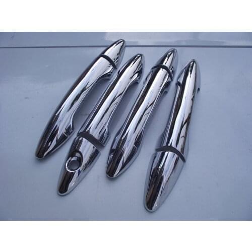 Car styling 2011 2012 2014 2015 For KIA K2 RIO Chrome ABS Door Handle Cover