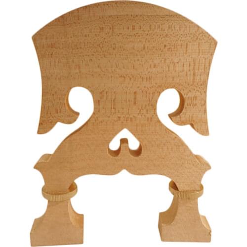 Baroque Style 3/4 Double Bass Upright Bass Maple Bridge Seperate Screw Divided