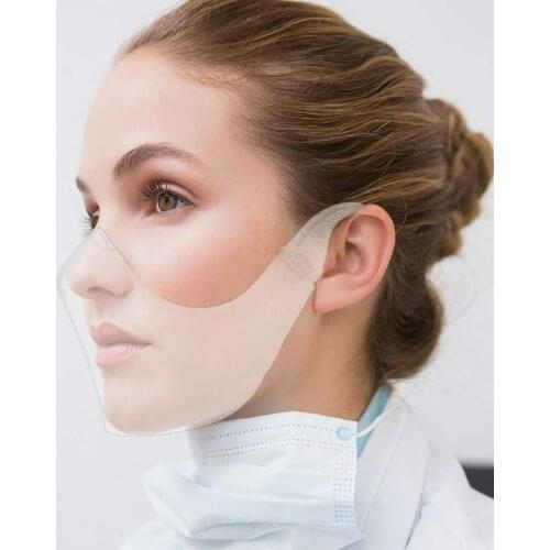 Outdoor Masque Máscara Durable Mask Face Shield Combine Plastic Reusable Clear Face Mask Bandage Fast Delivery Protective Masks