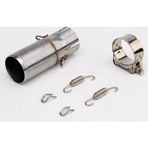 For Yamaha R6 2006 2007 2008 2009 2010 2011 to 2017 2018 2019 YZF R6 Slip-on Motorcycle 51mm Exhaust Muffler Middle Link Pipe