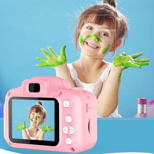 2.0" HD Mini Kids Children Toddler Action Digital Camera for Girls Boys Birthday Toy 3-12 Years Old Gifts Video Recorder