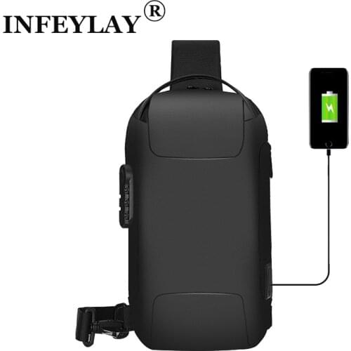 2020 travel Multifunction Shoulder Bag for Men Waterproof Short Trip Chest Bag Anti Theft Men Crossbody Bags Oxford USB Charging