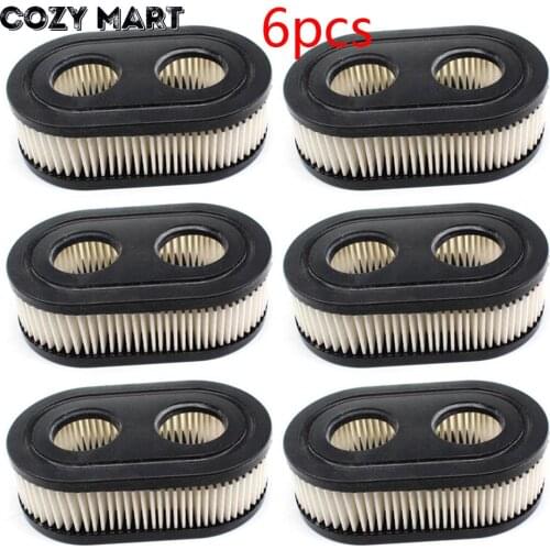 6pcs Air Filter For Cartridge 550E 550EX Series Briggs & Stratton 09P702 4247 5432 5432K 798452 798513 593260
