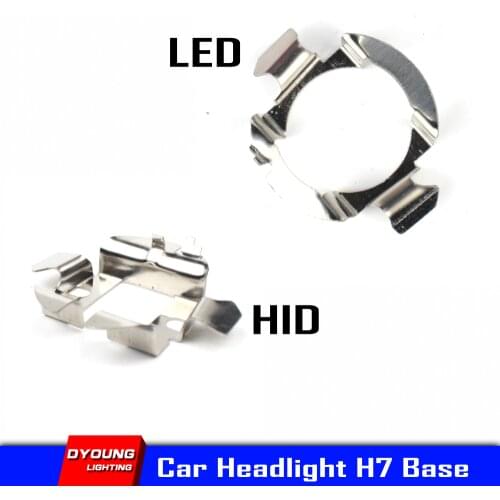Adapter H7 Led Headlight Bulb Bulb Base HID H7 Xenon Headlights Sokect Retainer For Audi Buick Auto Headlamp Mount Stand 2Pcs