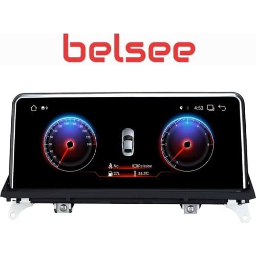 Belsee PX6 10.25" Android 8.1 Ram 2G Car Multimedia GPS Navigation System Radio Auto Stereo for BMW X5 F15 E70 X6 E71 2007-2017