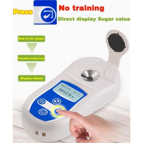 Digital Brix Refractometer 0-53% PAL-102 Brix Tester Wine Concentration Brix for Juice, Beverage, Canned, Research Industry