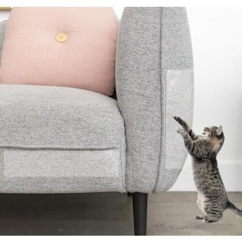 Hot Sale 1000x10cm Cat Scratching Guard Safe Cat Scratch Deterrent Tape Anti-scratch Double Sided Sofa Protector for Carpet Sofa