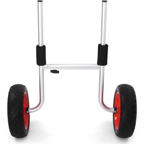 50KG Loading Capacity Detachable Kayak Trolley Energy-saving Two-wheeled Kayak Carrier Cart Inflatable Boat Accessories Kayak