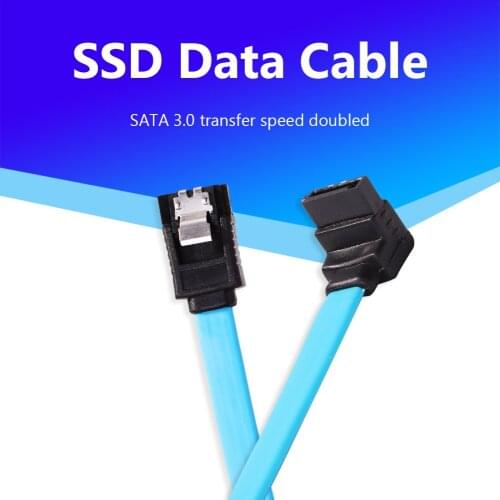 5.5 Inch SSD HDD SATA III Cable High Speed 6Gbps SATA Revision 3.0 Data Cable for SATA Hard Disc Drive HDD Solid State Drive SSD