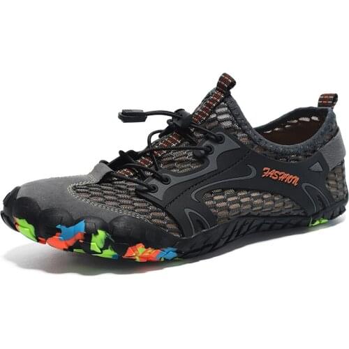 Black Water Shoes Men Outdoor Barefoot Shoes Summer Swimming Aqua Beach Seaside Sneakers Man Socks Slippers New Fishing Shoes