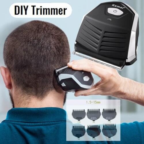 Kemei Hair Cutting Machine Beard Trimmer Cutter for Mens Grooming Clipper Cut Electric Haircut Shaver Self Hairclipper Mini