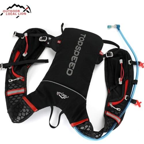 LOCAL LION 5L Running Hydration Backpack, Women Men Jogging Sport Backpack ,Trail Running Marathon Bag, No Water Bag