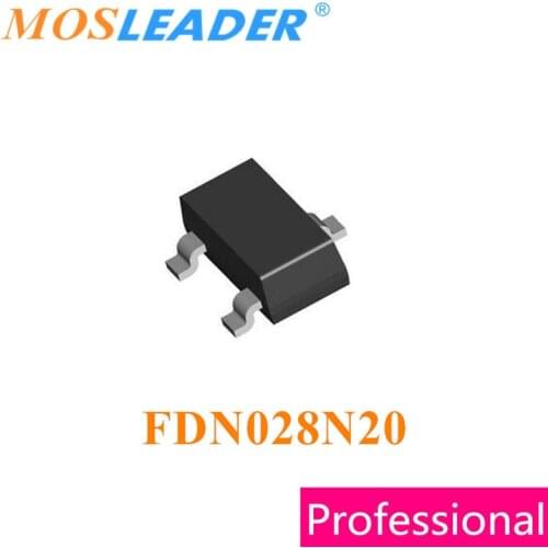 Mosleader FDN028N20 SOT23 3000PCS N-Channel 20V Made in China High quality Mosfets