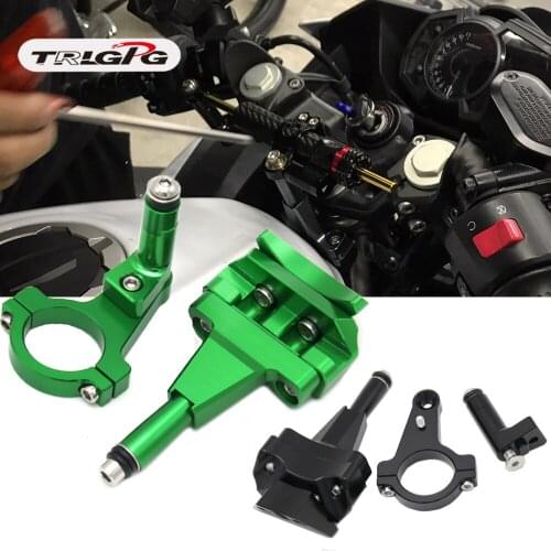 Motorcycle steering stabilize shock absorber bracket mounting kit bracket Anti-vibration for Kawasaki NINJA400 Z400 2018-2020 19