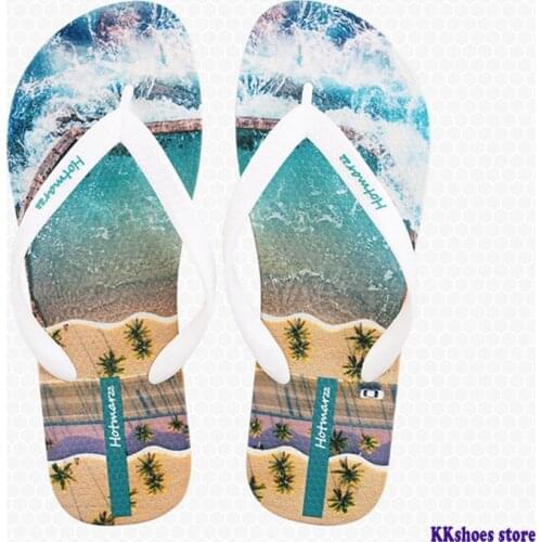 New Summer flip-flops Mens Casual non-slip Slippers Mens Beach shoes
