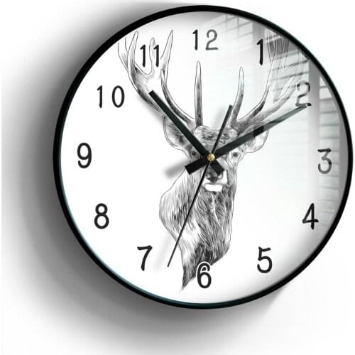 New 3D Wall Clock Simple Series HD Wall Clock Modern Design Silent Movement Wall Clock Large Size Home Decoration