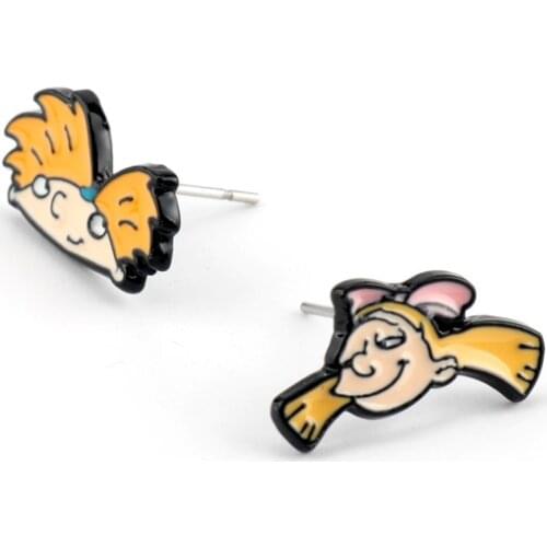 Cute Stud Earrings Rabbit Cat Earing Kiki Bear Earrings for Lady Girls