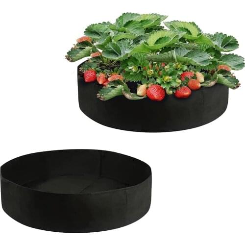 Fabric Grow Pot Outdoor Vegetable Planter Planting Bags Garden Living Bag Felt Garden Grow Bag Garden Pots Planting Container