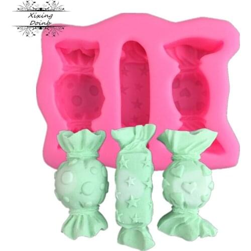 Xixing DIY chocolate candy cake decoration tool pudding sugar turning silica gel mold kitchen supplies