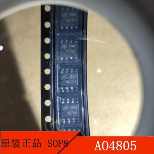 10PCS AO4805 SOP8 printing 4805 double P mosfets channel original products