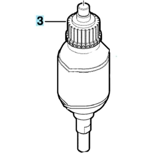 220-240 Armature rotor for BOSCH GSS2300 1619PA7629 Power Tool Accessories Electric tools part