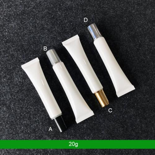 300pcs 20g 20ml plastic Soft Tube Empty Cosmetic Packaging Eyeshadow Eyeliner Eye Serum Cream Tubes Sample Medicine Containers