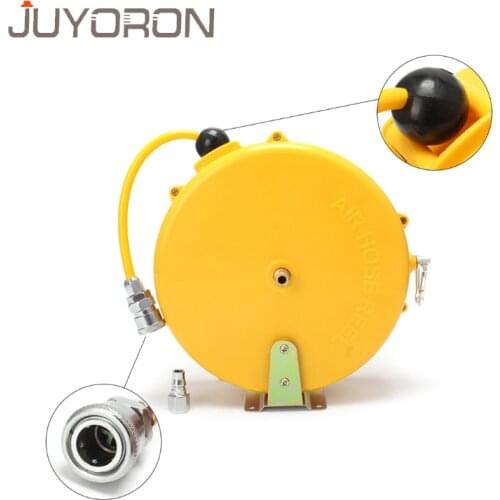 8 Meters 8*5 Tube Automotive Air Reel Pneumatic Hose PU Tube OD 8MM ID 5MM Retractable Reel Telescopic Drum