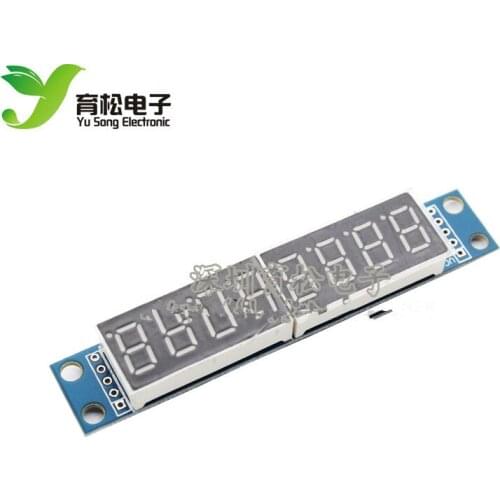8-digit 7-segment LED display, cascadable finished product MAX7219 modulee