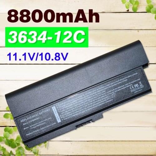 12 cells 8800mah Laptop Battery PA3634 For Toshiba Satellite Pro 3000 C650 C660 L510 L600 L630 L640 L650 L670 M300 T130 U400