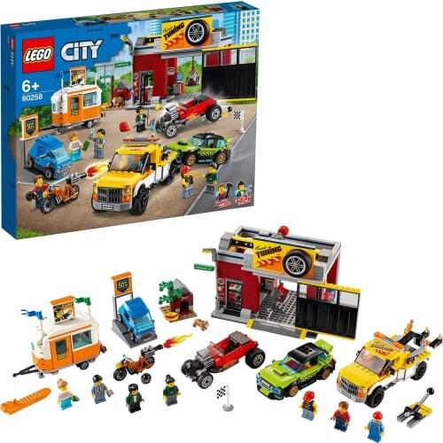 LEGO City Auto Accessories Workshop 60258 (897 Pieces)