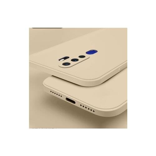 For OPPO A9 A5 A32 A53 2020 Case Soft Liquid silicone Skin Slim Square protect Back Cover Case for OPPO A72 5G A3S Find X2 Pro