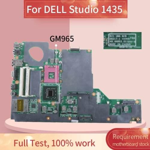 CN-0C037C 0C037C Laptop motherboard For DELL Studio 1435 Notebook Mainboard 08217-1 GM965