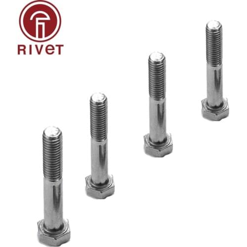 DIN931 ISO4014 304 M14 M16 M20 M22 M24 Stainless Steel Half-Thread Bolt External Hexagon Standard Lengthened Half-Tooth Screw