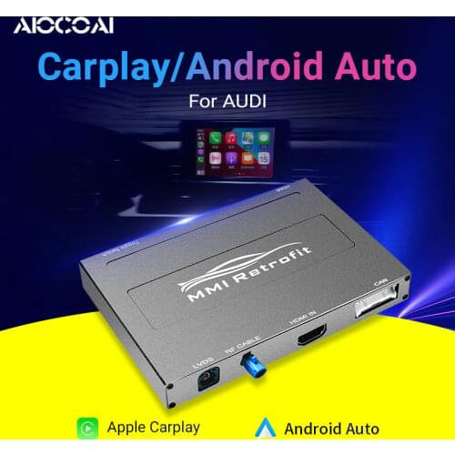 For audi carplay A6 c7/A7/ A4/A5 /A3/ Q5 Wireless carplay / Android auto OEM Screen Upgrade multimedia AirPlay